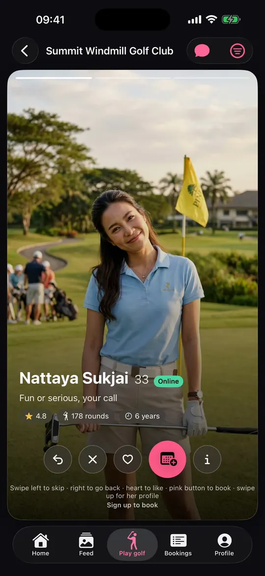 Swiping through caddies